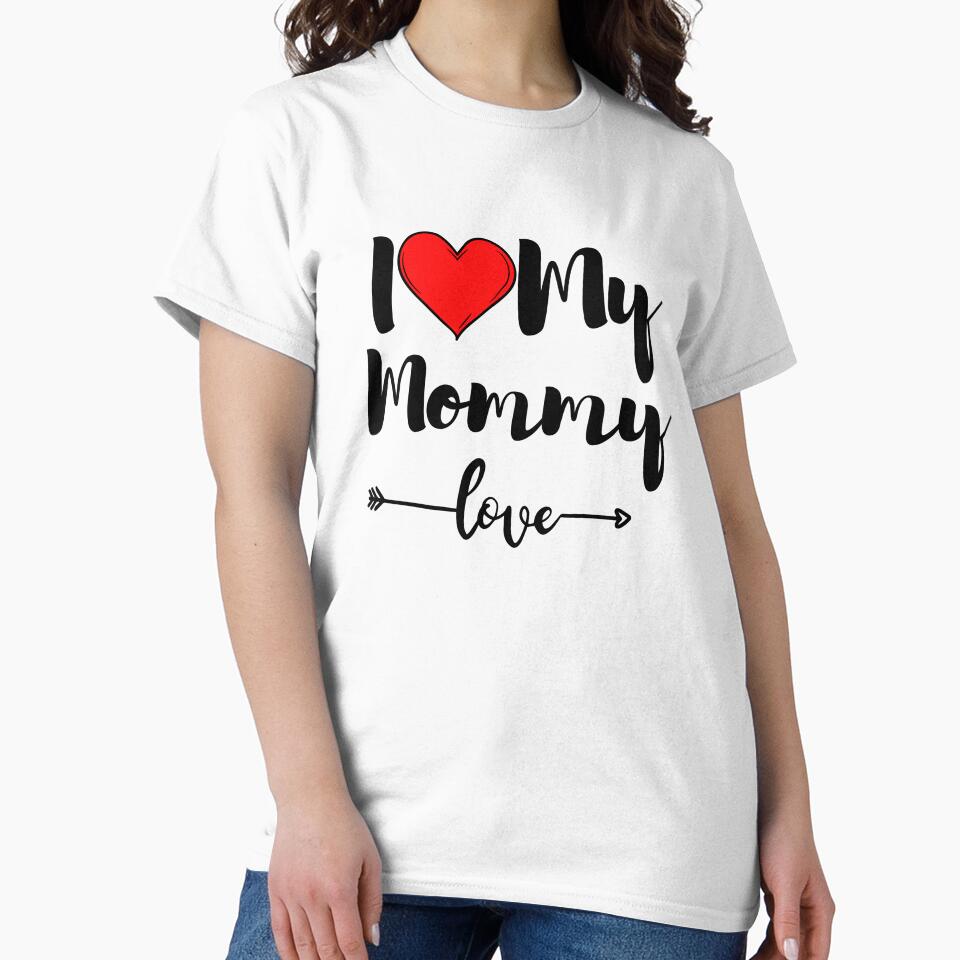 I Love My Mommy Big Red Heart by BoomBoomBaby