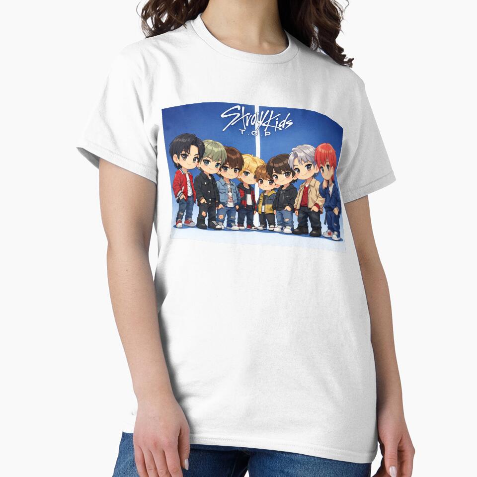 Chibi Stray Kids group portrait by CharmingFlowers