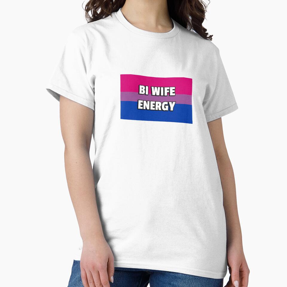 Bi Wife Energy - Bisexual Flag by Inspirationmotivation