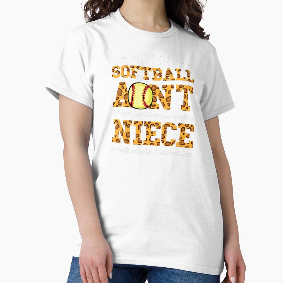 I'm the Softball Aunt Softball Aunt by DeannaMarks