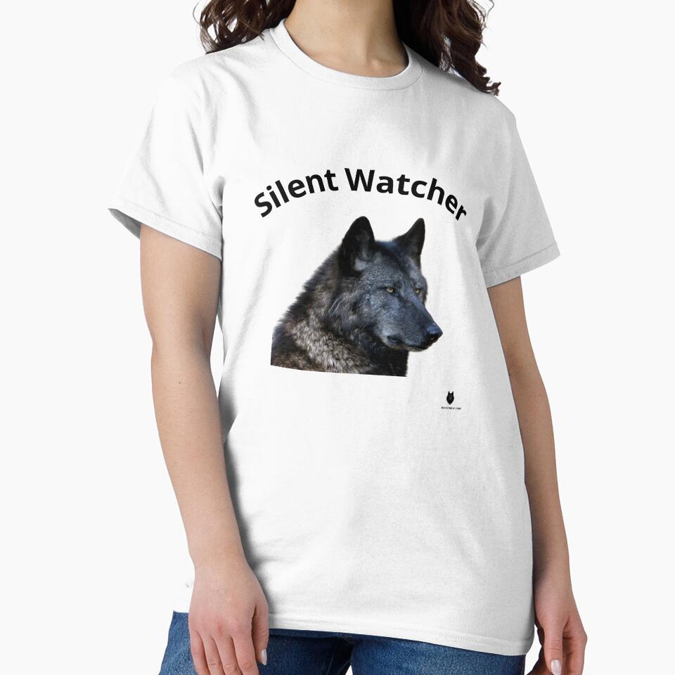 Silent Watcher | Black Wolf Portrait by Bwolf1956