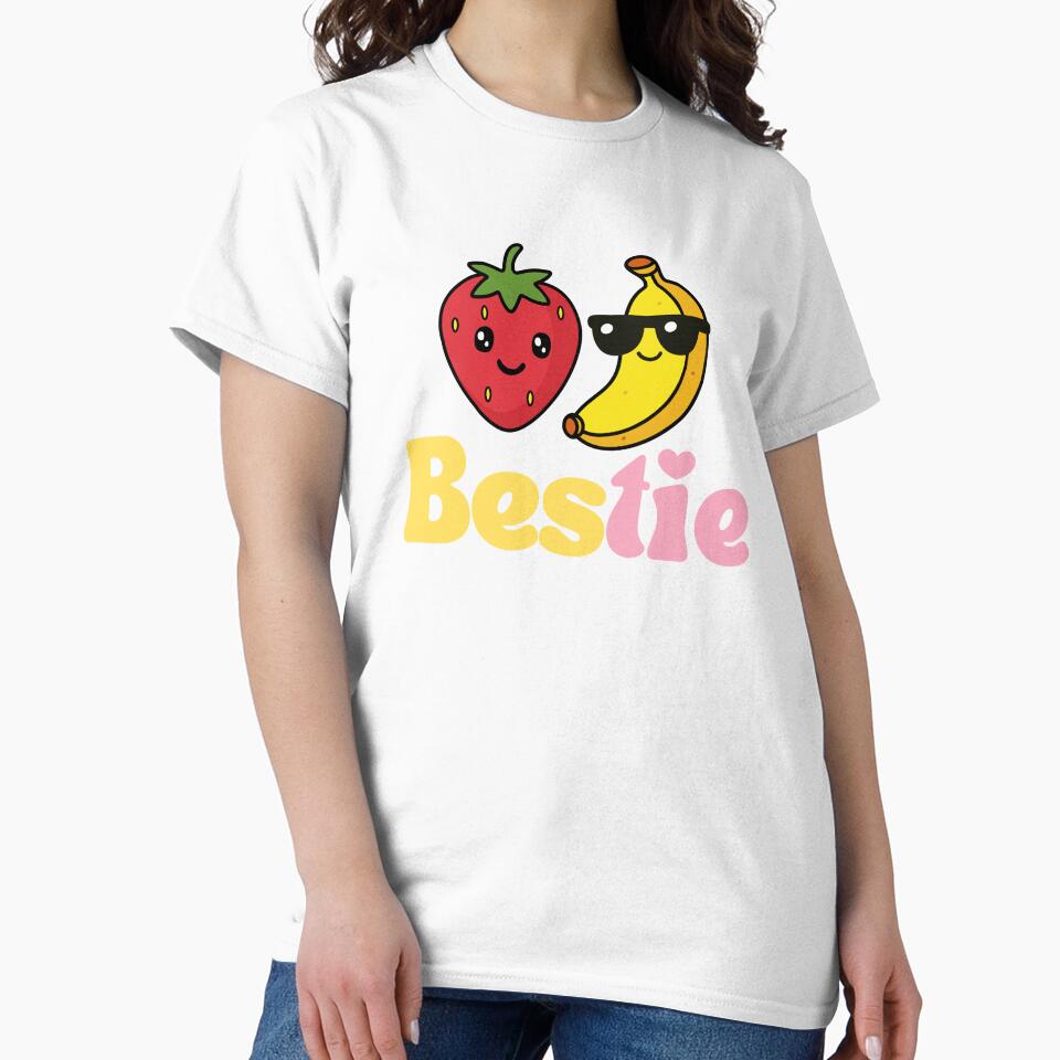 Besties Kawaii Strawberry and Banana by thebest-2studio