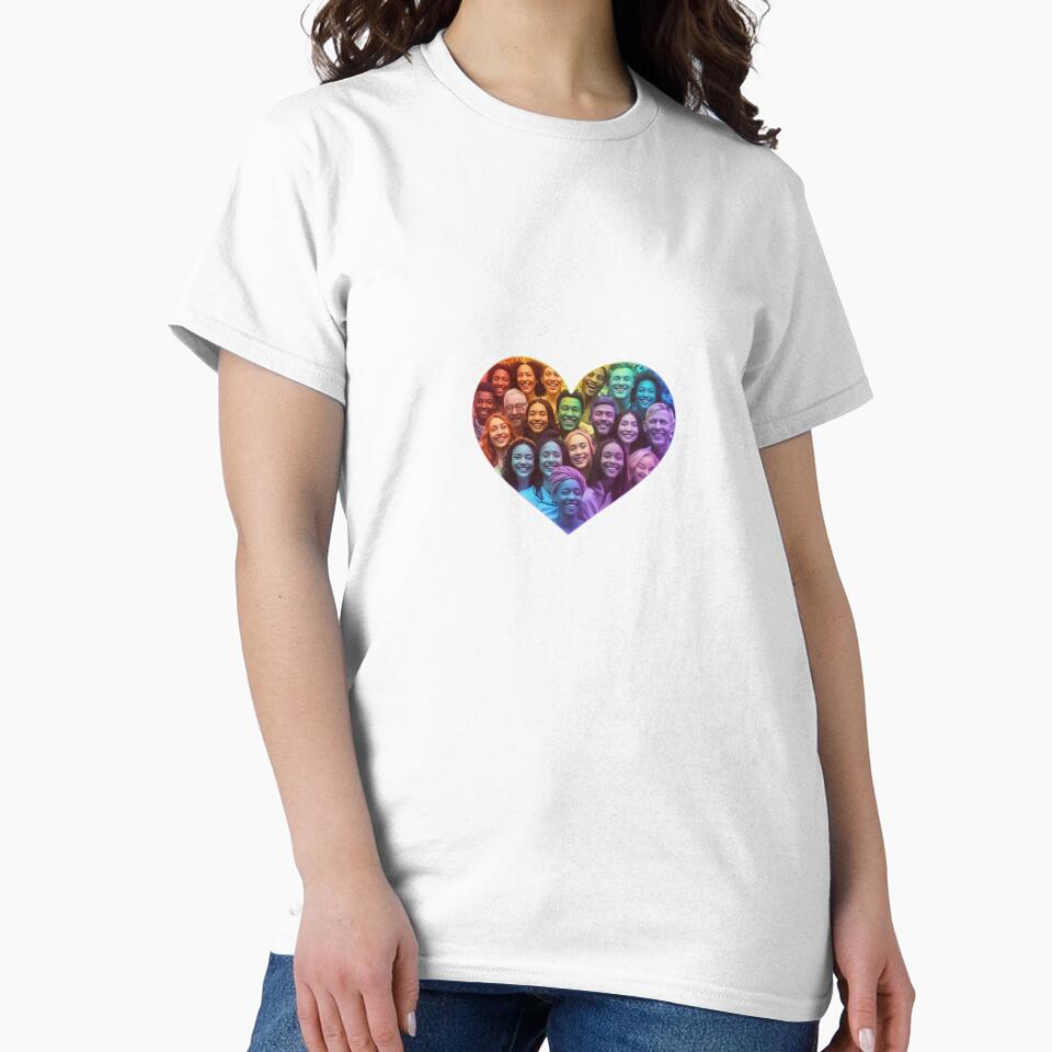 Happy Pride Heart" – Inclusive Rainbow Sticker by Victoriella-v