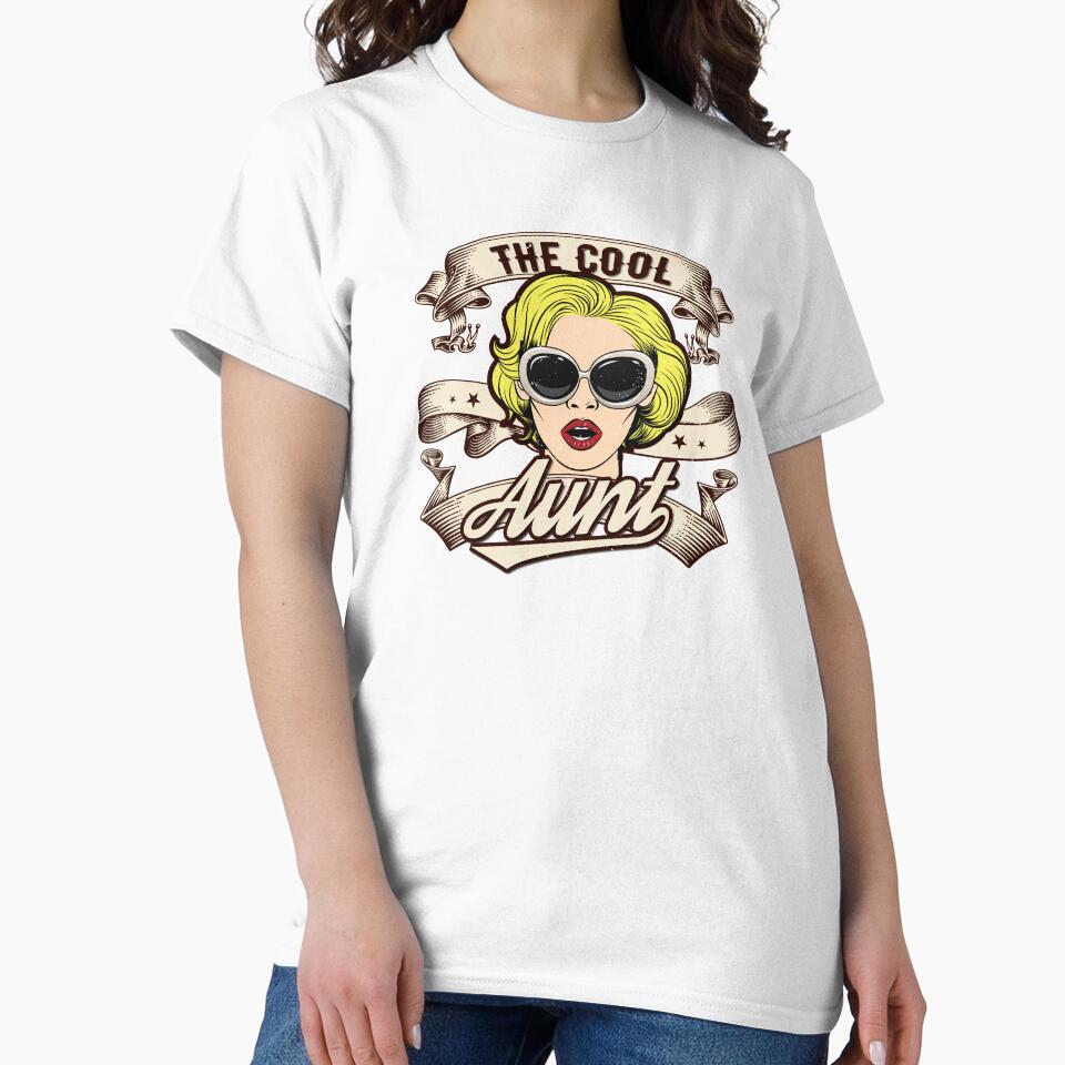 The cool aunt! Aunt gifts by Cutebutfunny