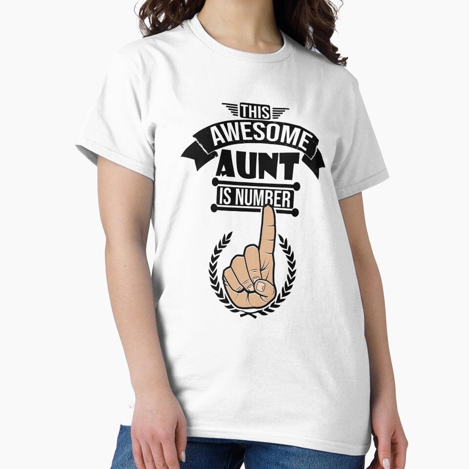 This awesome aunt! aunt gifts by Cutebutfunny