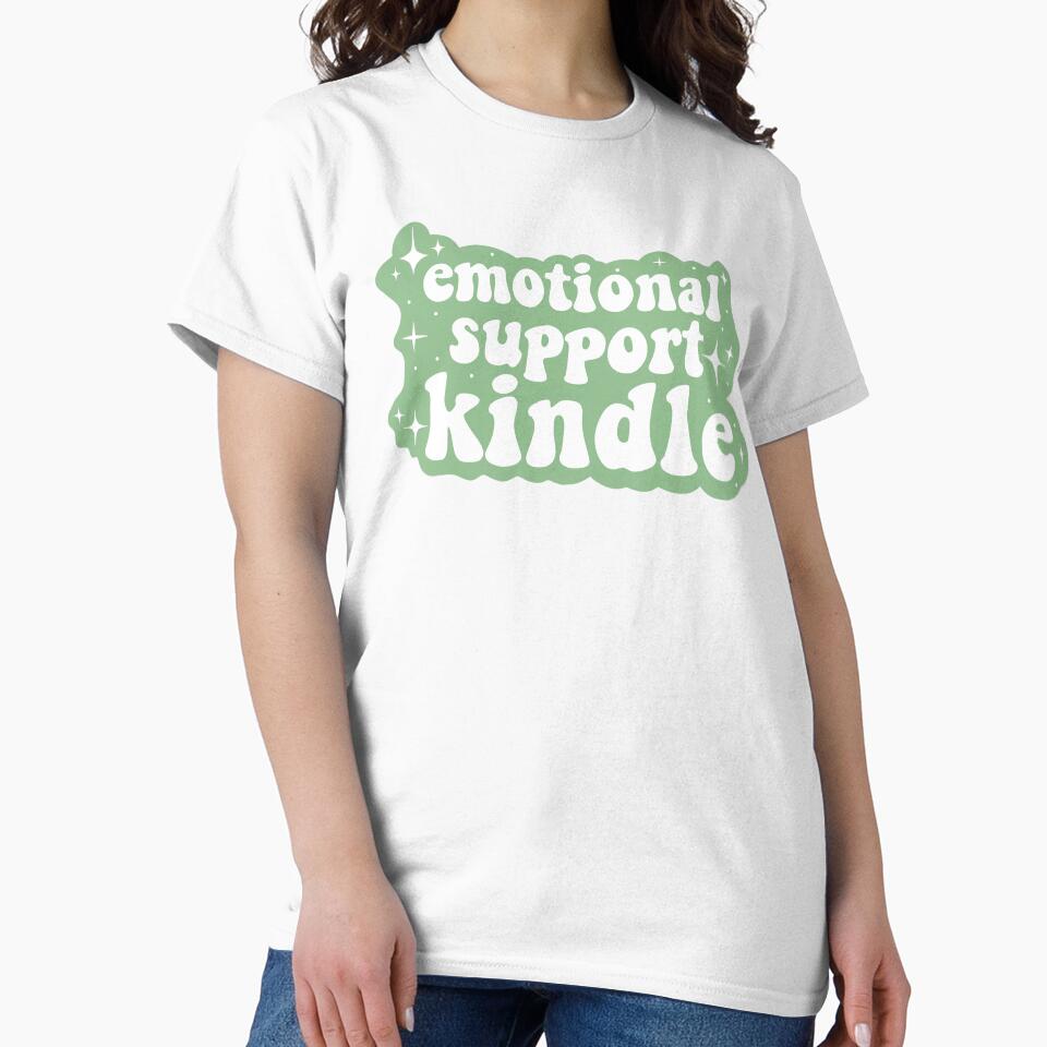 Emotional support kindle green by RavenAMarie