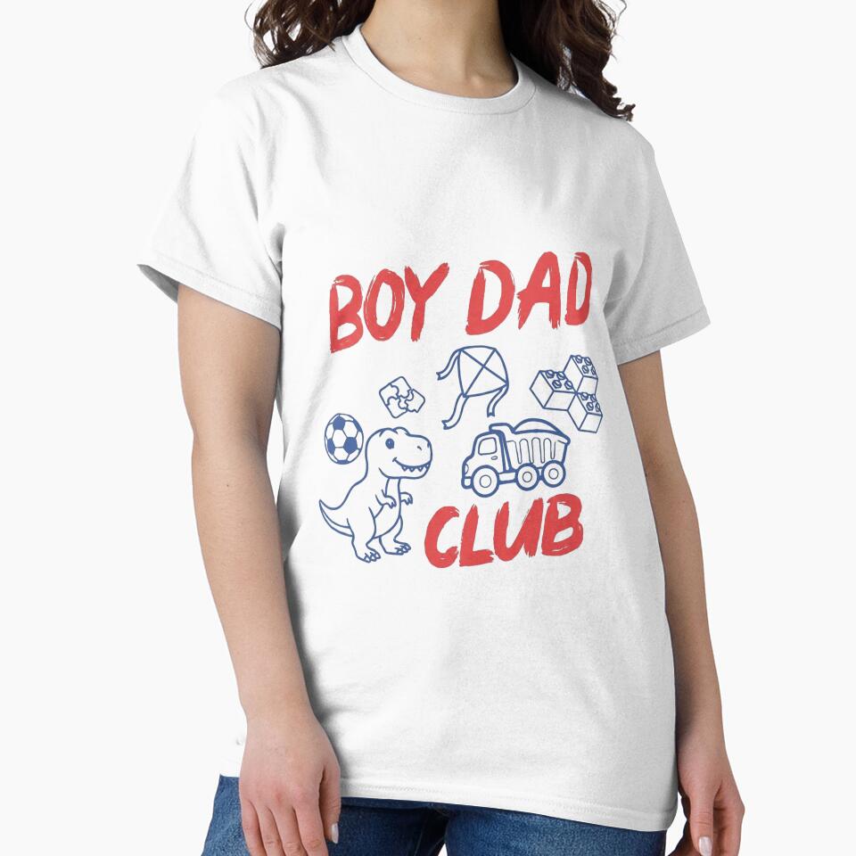 Boy Dad Club Vintage Retro Toys Art by HBDStudio