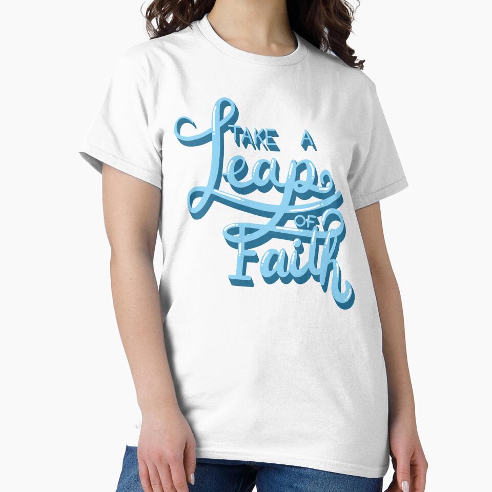 Take a Leap of Faith Black Back by themoodydecor