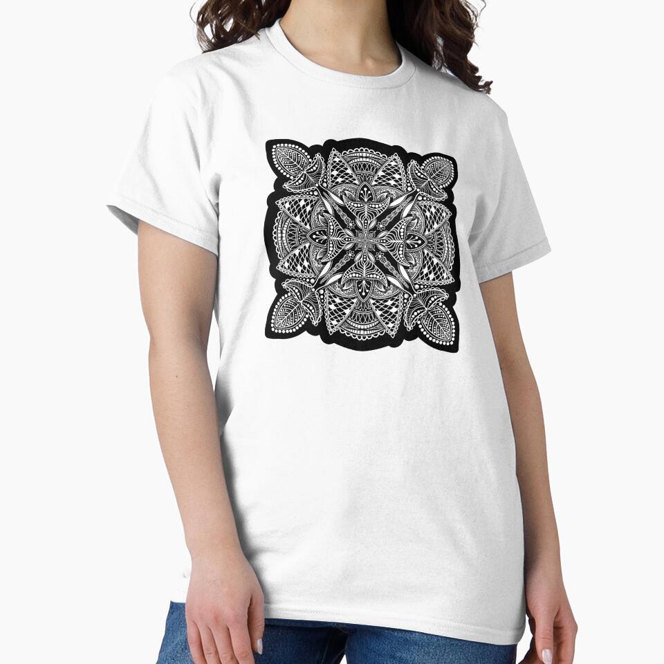 Orca Whale Inspired Mandala by For Art Sake