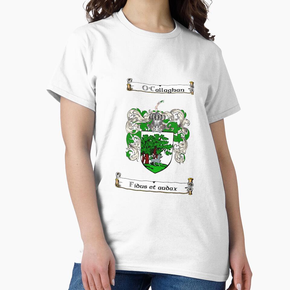 O' Callaghan Family Crest and Motto by Hibernia29