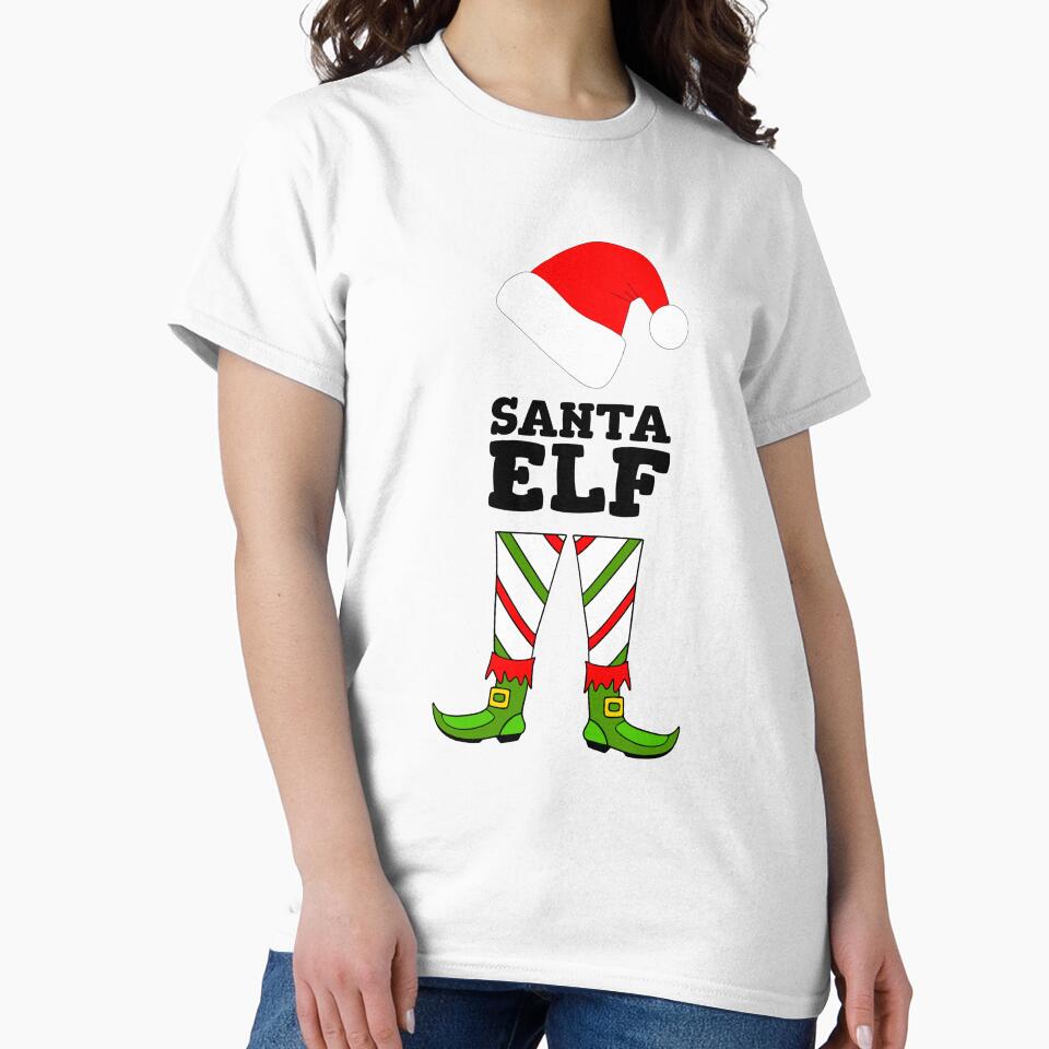 Elf Matching Santa Elf by Sartoris Art