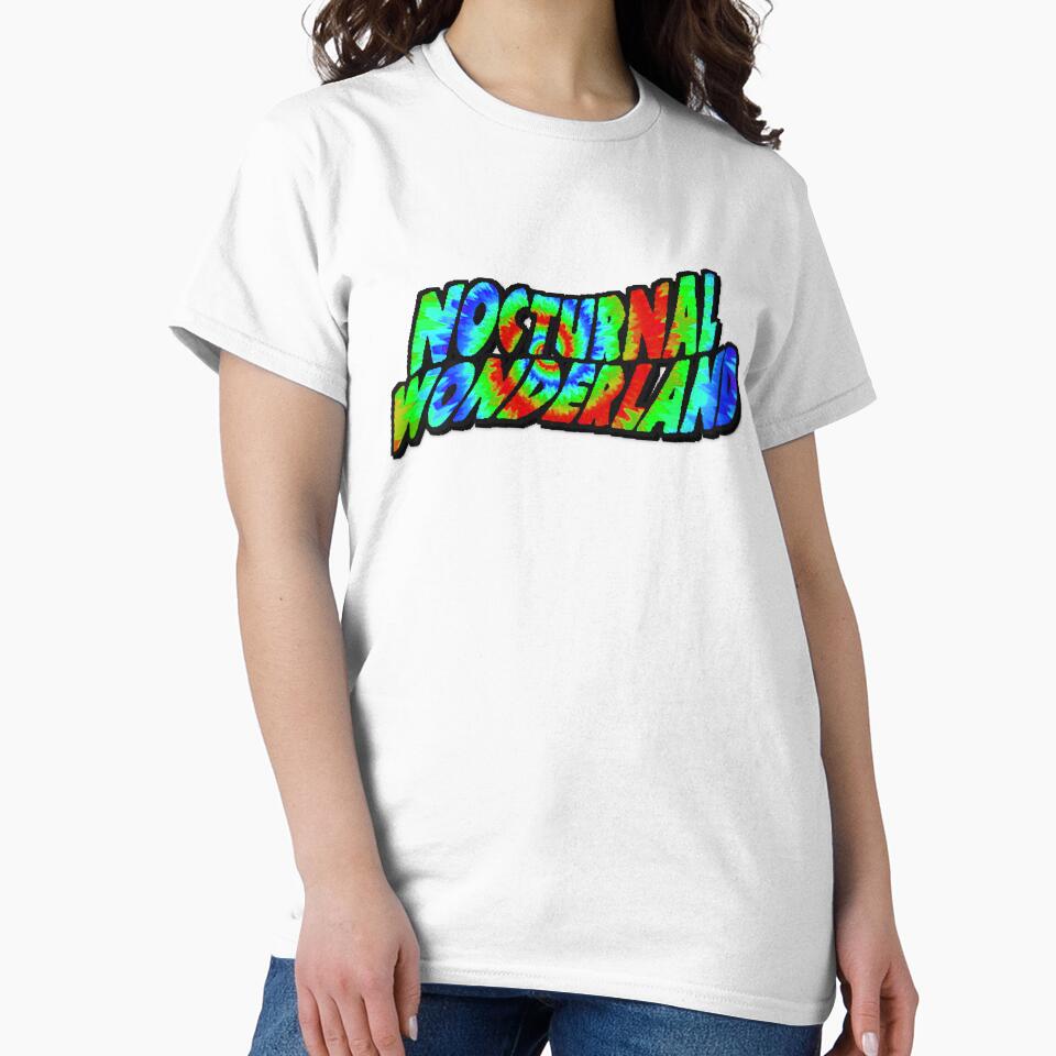 Nocturnal Festival Tie Dye Rave Logo Merch Music Camping Art by FestDrip