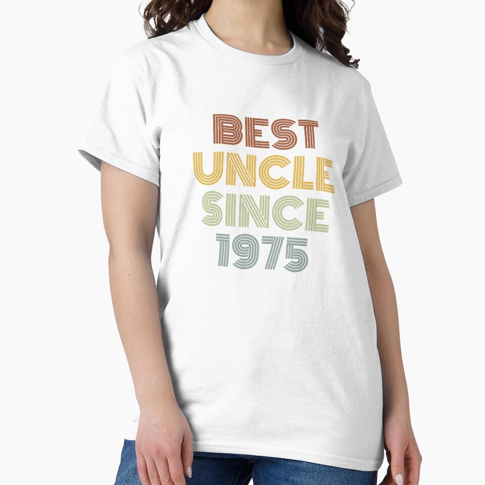 Best Uncle Since 1975 by Vanover Designs