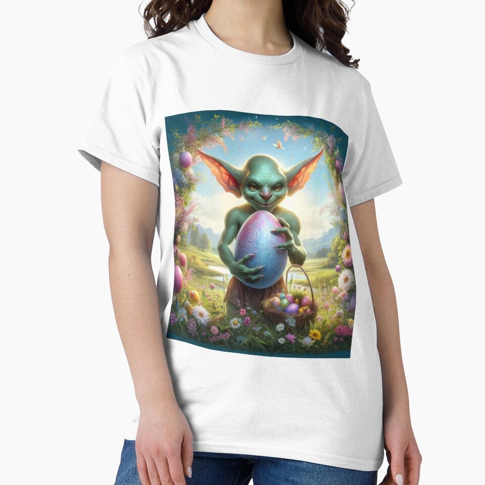 goblin with easter egg happy fantasy easter landscape by Expressions-Sel