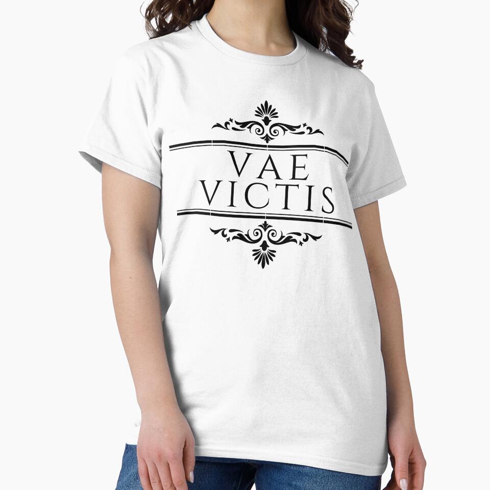 Vae Victis Woe To The Vanquished Black - Latin Phrases by ElementJourney