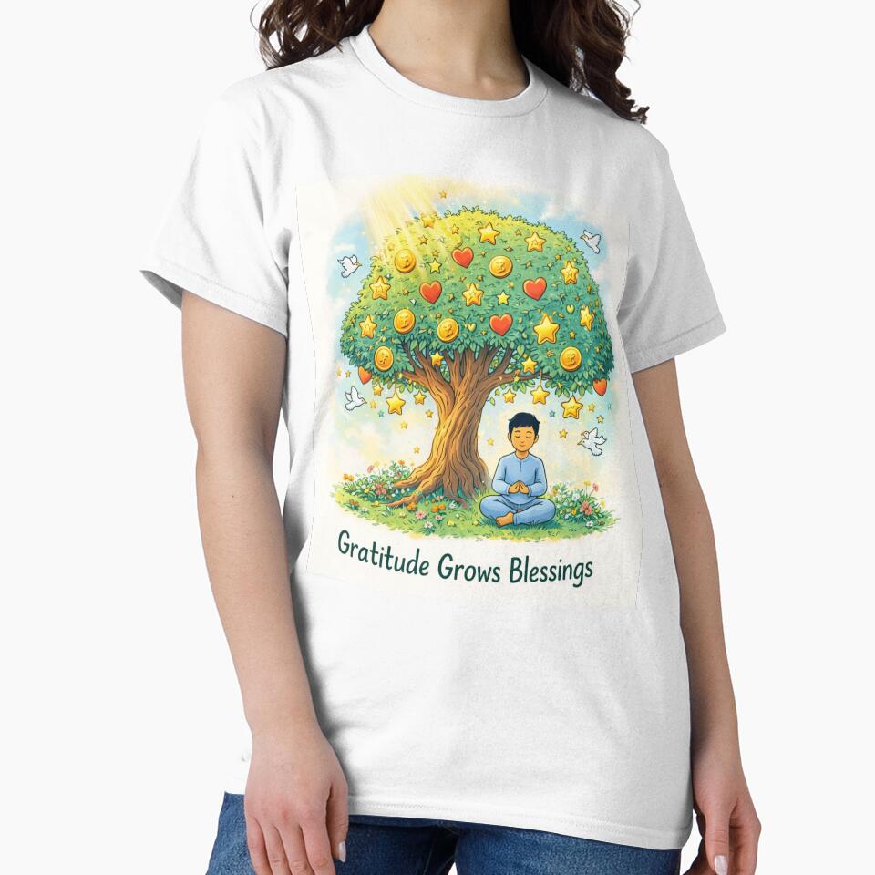 Gratitude Grows Blessings Manifestation Tree by Sneh024