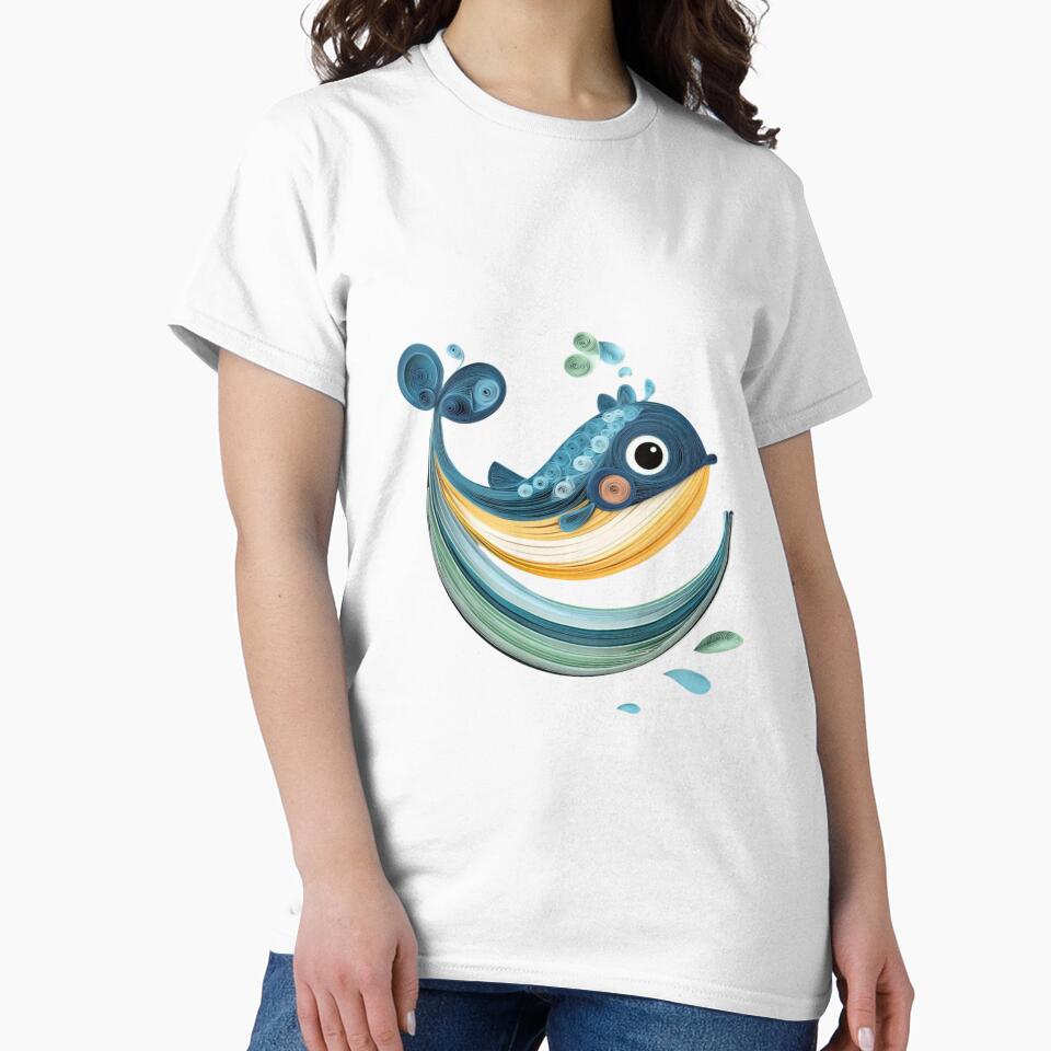 Cute Kawaii Whale by PrintsByFrank