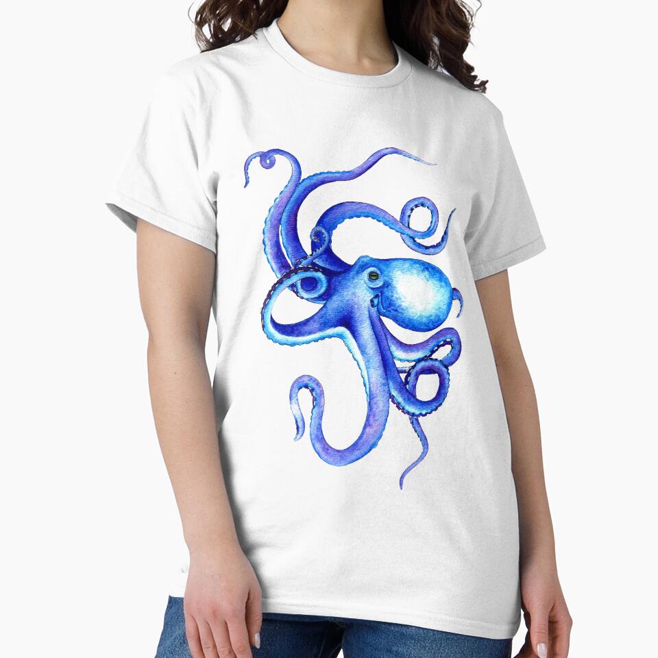 Blue Octopus by Brianne Gates