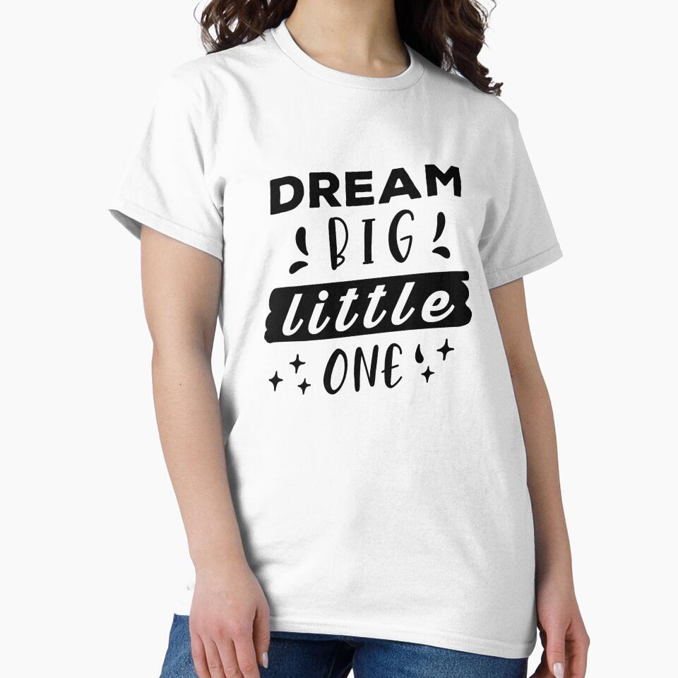 Dream Big Little One White by Tobias Langner
