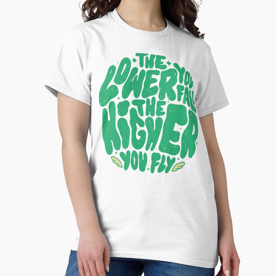 Motivation The Lower You Fall The Higher You Fly, Motivational Quote by Heddar Badreddine