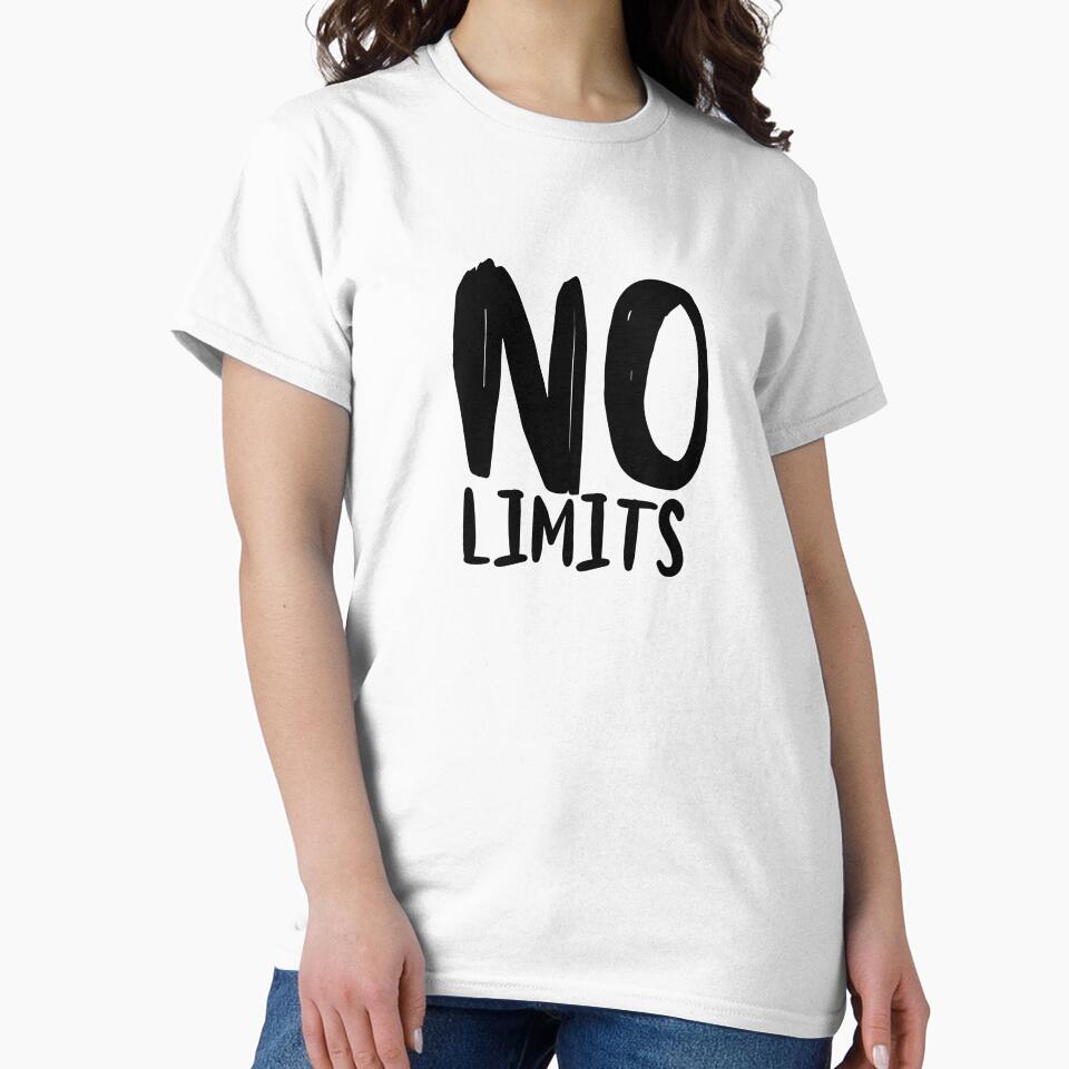 no limits, no limits t-shirt, no limits sticker by jakarshop