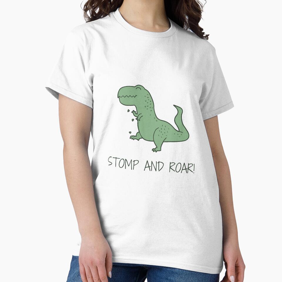 Dinosaur Kids T-Shirt by Aurveil