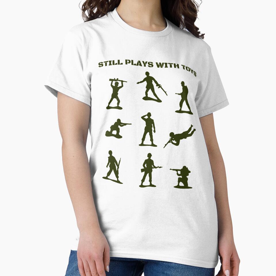 Still Plays with Toys Little Green Army Men by The Masked Designer