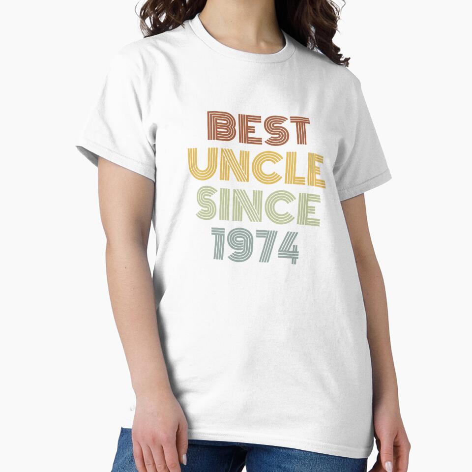 Best Uncle Since 1974 by Vanover Designs