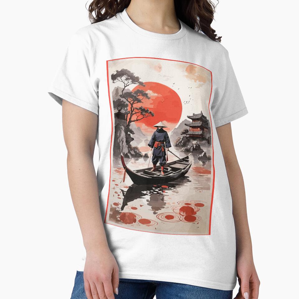 samurai in canoe by Lion-ZG21