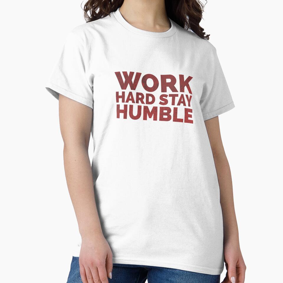 Work Hard Stay Humble | Motivational Design | by SimpliText