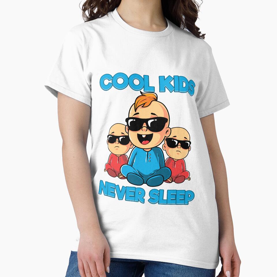 Cute Baby Body Cool kids never sleep 03690 by HustleChicken