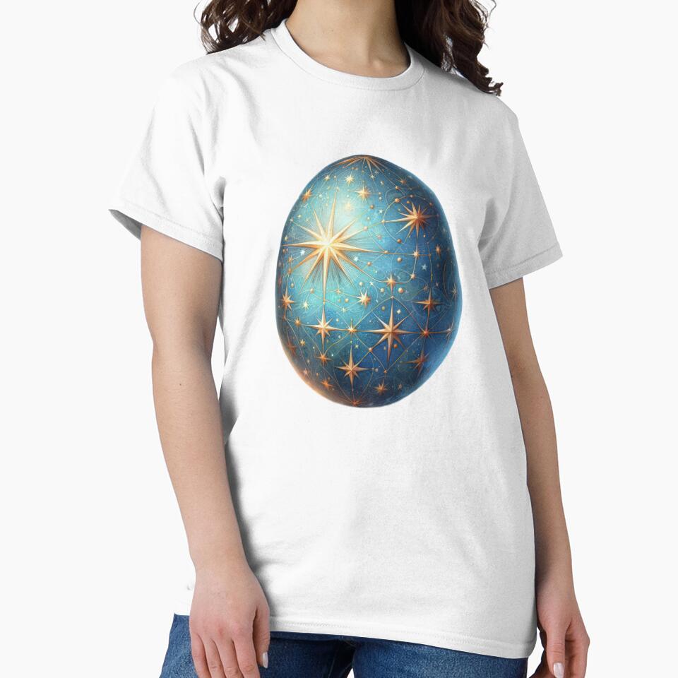 easter egg with golden stars decoration Easter Egg by Expressions-Sel