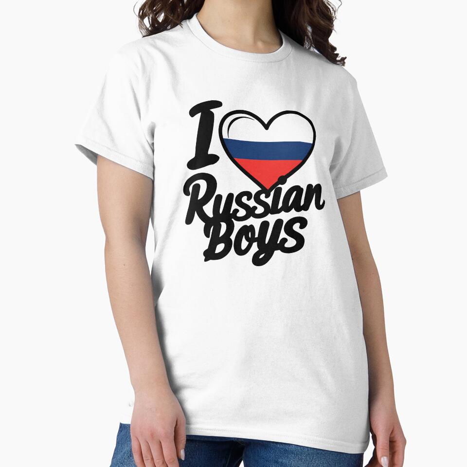 I Love Russian Boys by Itsheartshop