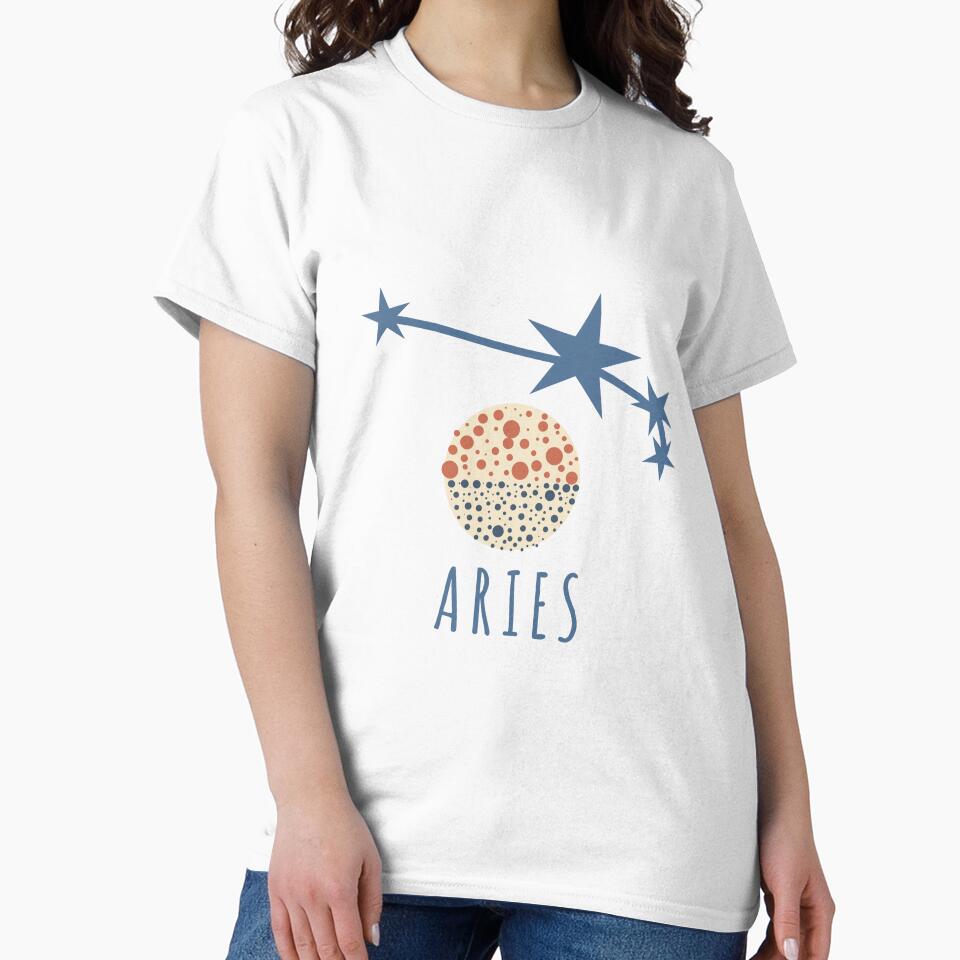 Minimalist Aries Zodiac Constellation Art by capricedefille