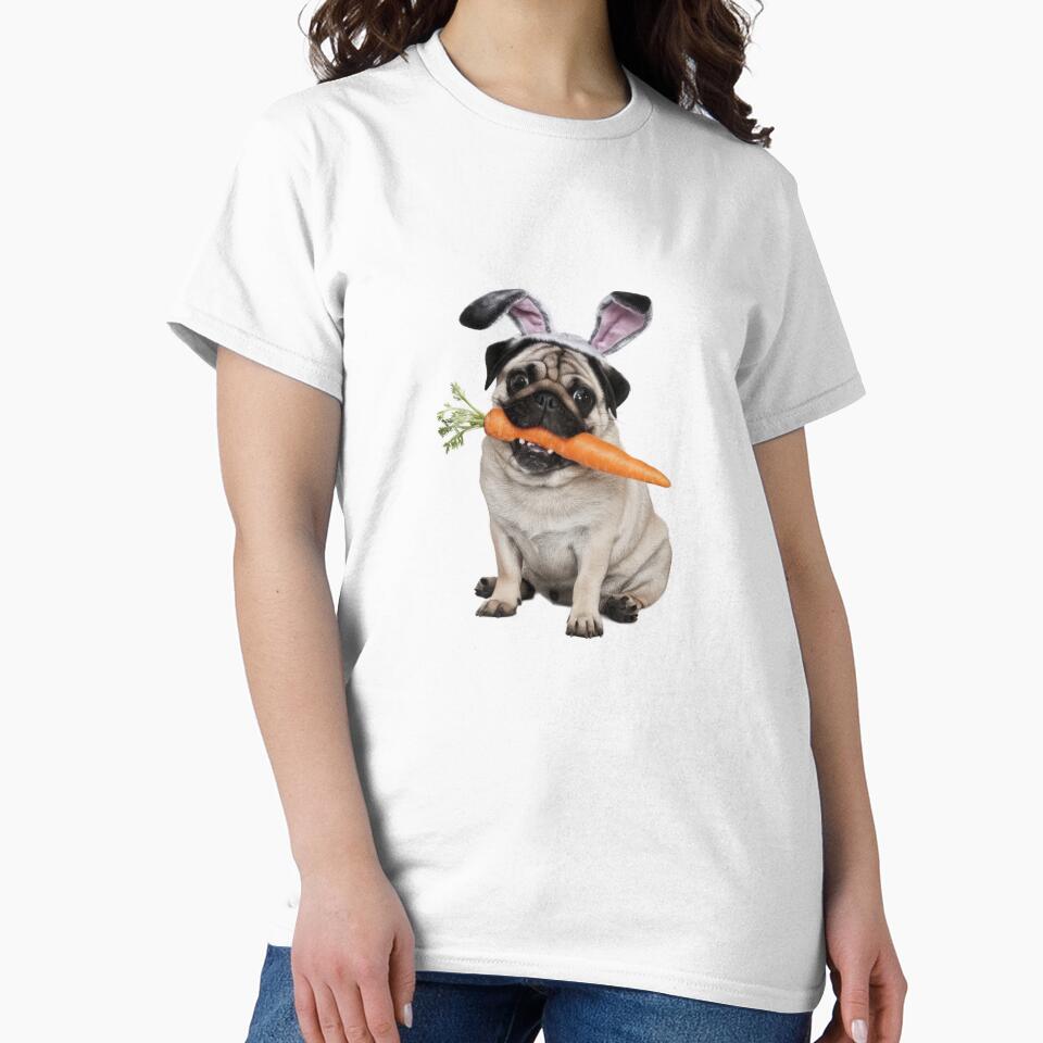 funny easter dog with carrot,Happy Easter,Easter Humor,Easter Day,funny easter design by Expressions-Sel