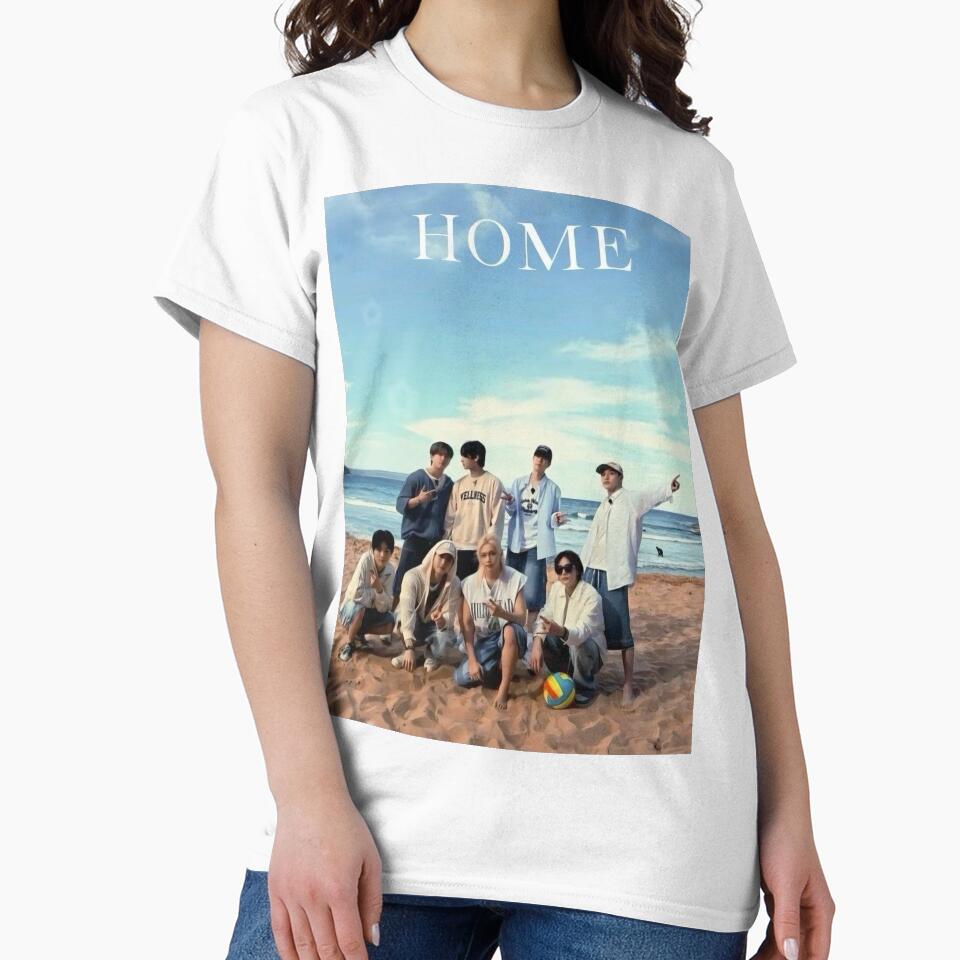 Stray Kids summer blue group picture DIVINE You make stray kids STAY SKZ SKZOO kpop bang chan lee know changbin hyunjin han felix seungmin IN 5 star world tour poster by Kpop-Noona