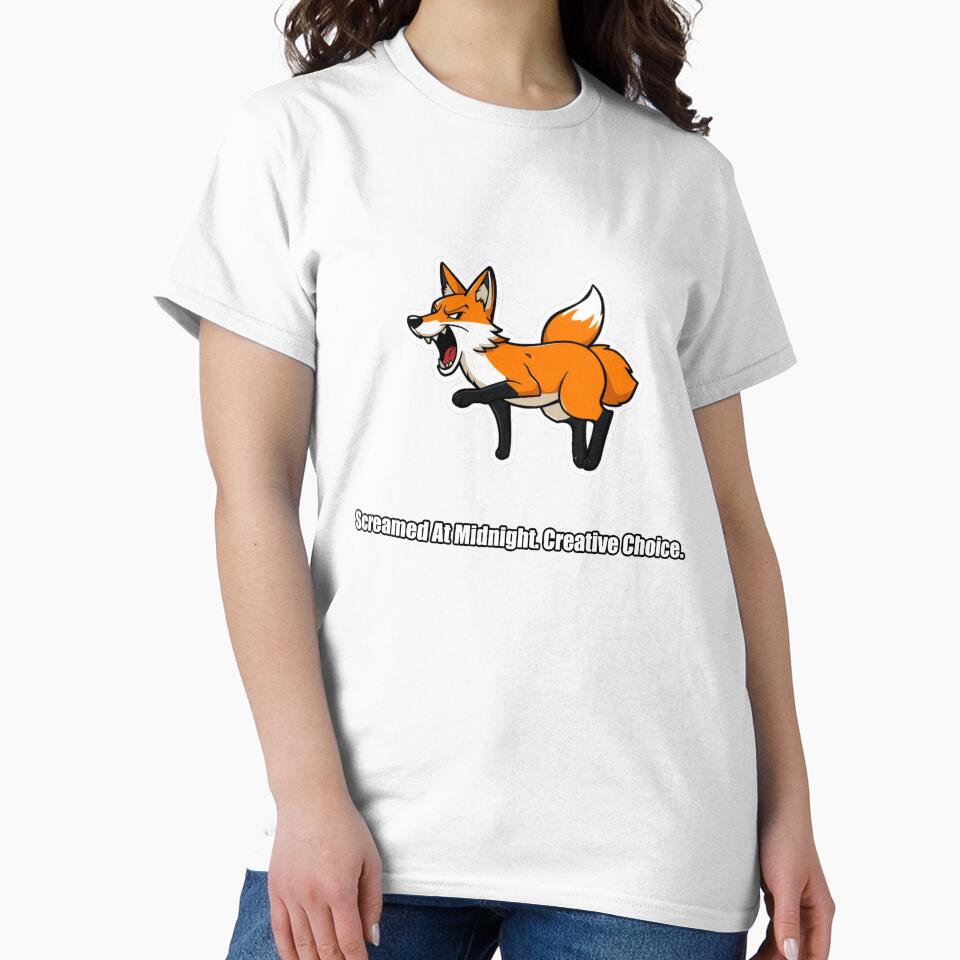 Fox - Screamed At Midnight Creative Choice - Funny Fox Gift by pawdrops