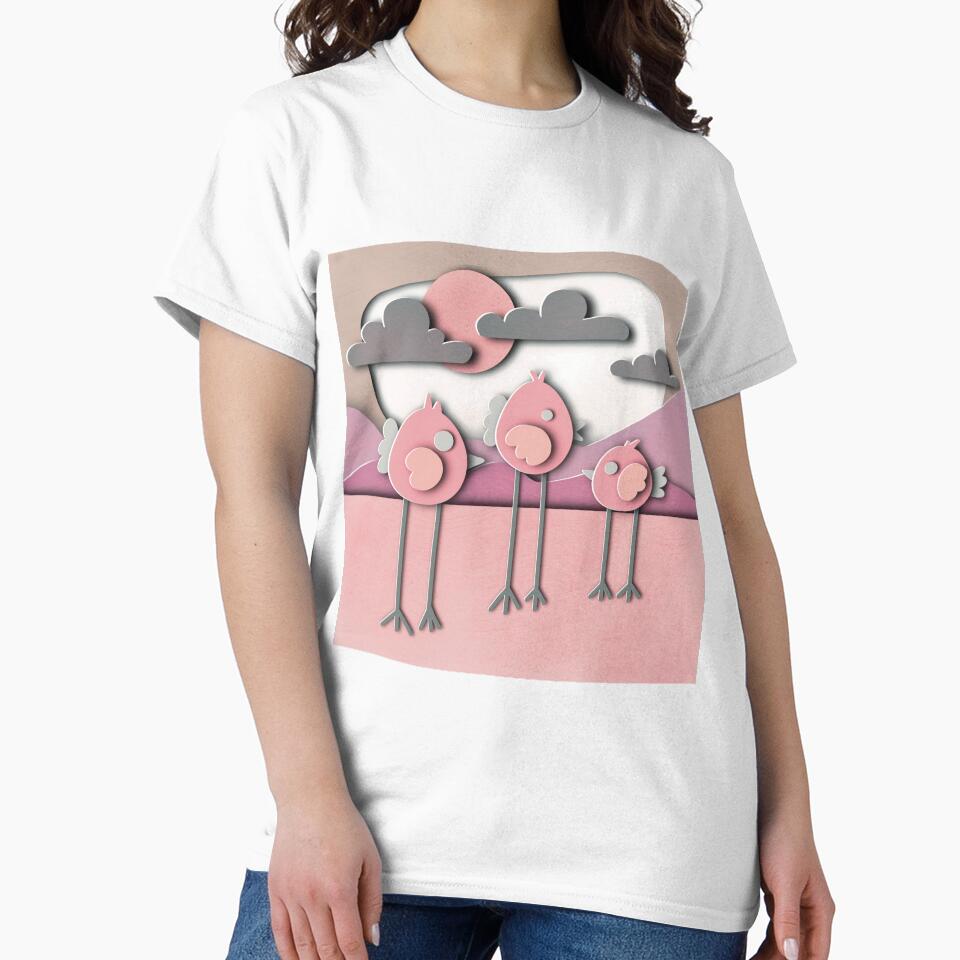 Adorable baby chicks - pinks by RichgeraldArt
