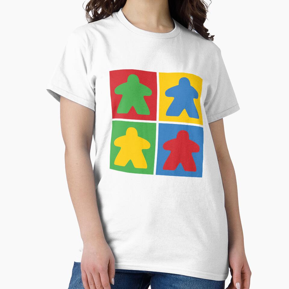 Board Game Four Meeples by RhoaDesigns