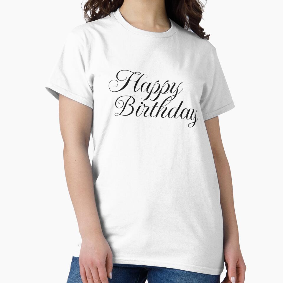 Happy Birthday Text by YourChoiceArt
