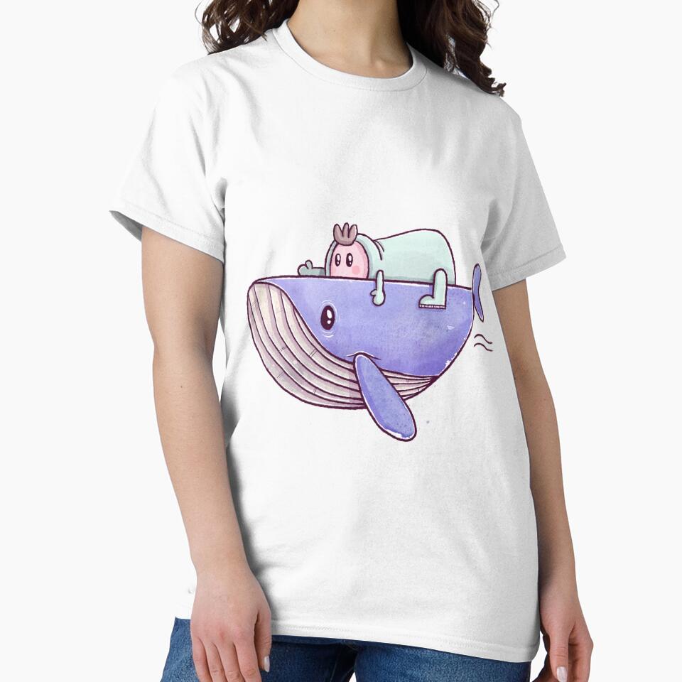 Children's whale t-shirt by DerHolle