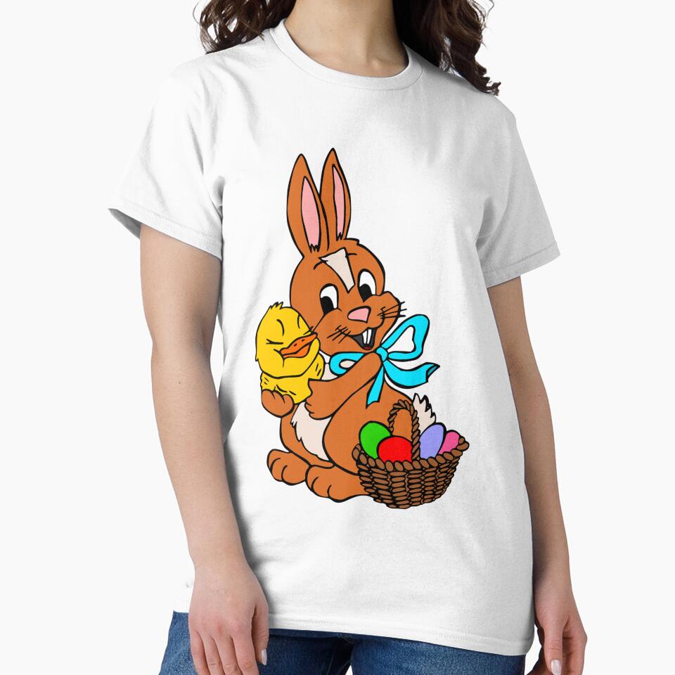 Easter Bunny Basket Eggs by sasijaya