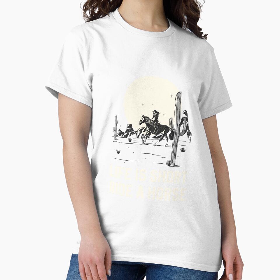 LIFE IS SHORT RIDE A HORSE by MurmuringShop