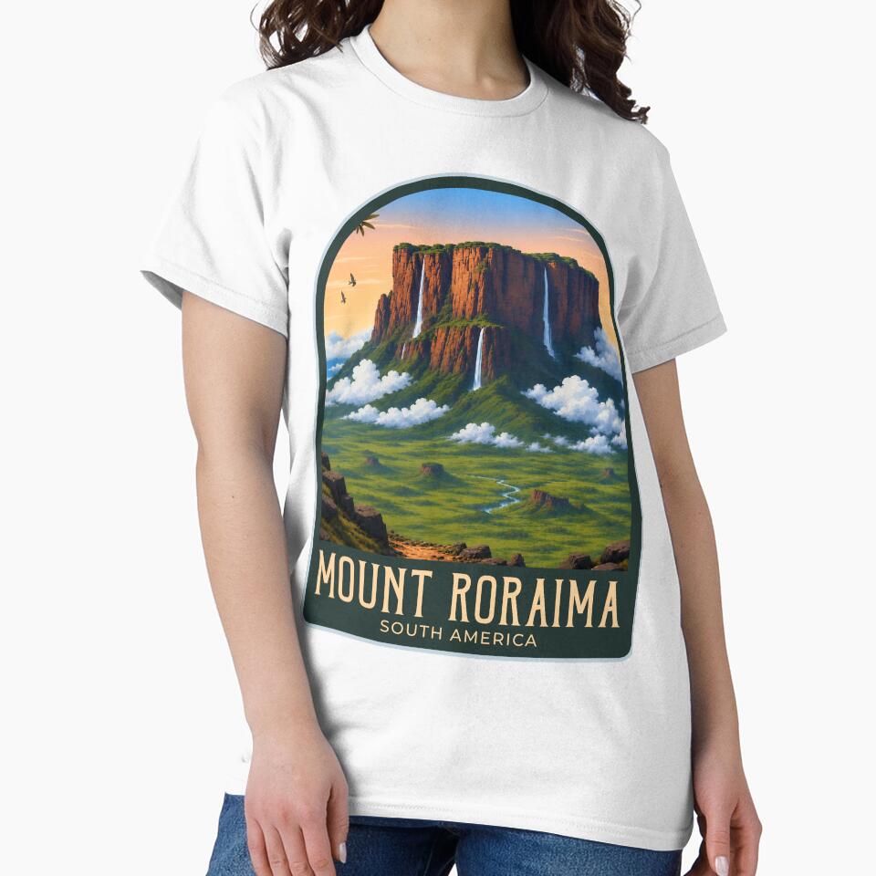 Mount Roraima Vintage Travel Illustration by HomeLivingCo
