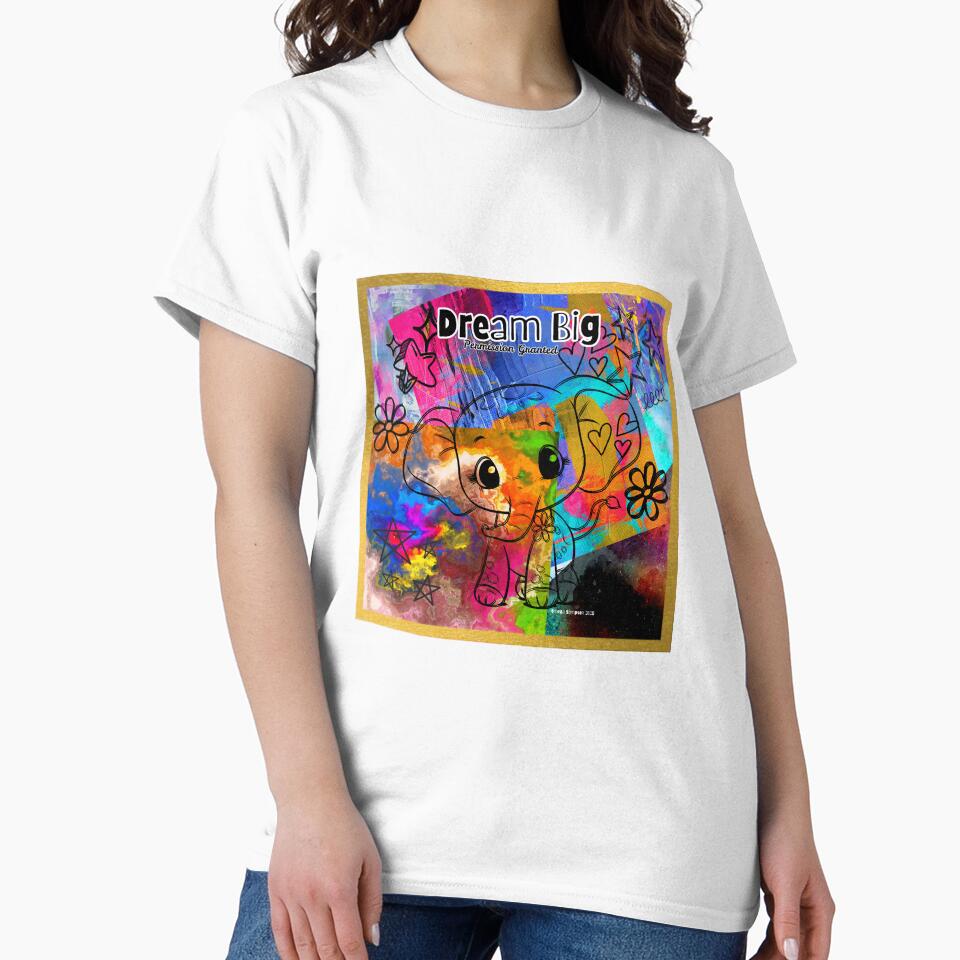 Dream Big Colorful Elephant by artbyomega