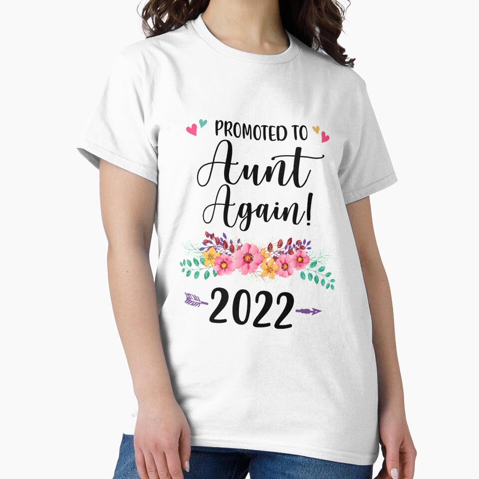 Promoted To Aunt Again 2022 Pregnancy Announcement by TimothyCoxShop