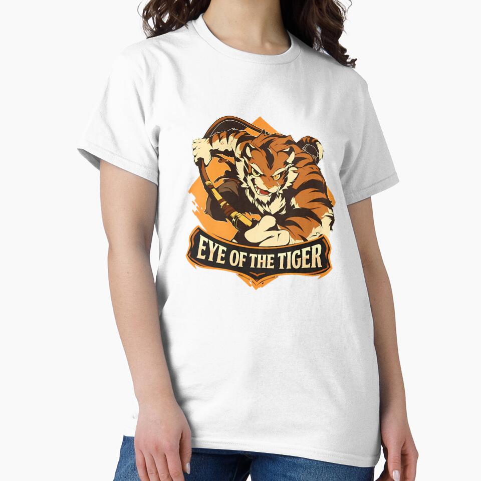Eye of the Tiger – Motivational Tiger Warrior Design by MihajloMiX99