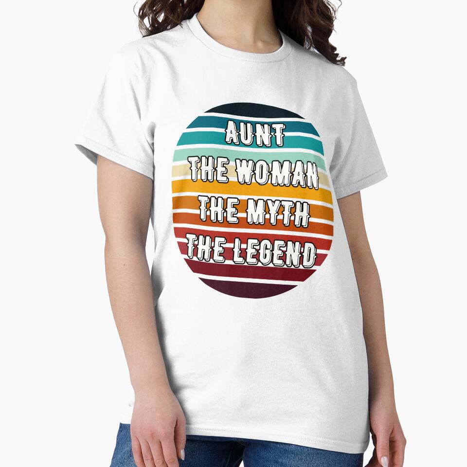 Aunt The Woman The Myth The Legend Retro by Kwoss