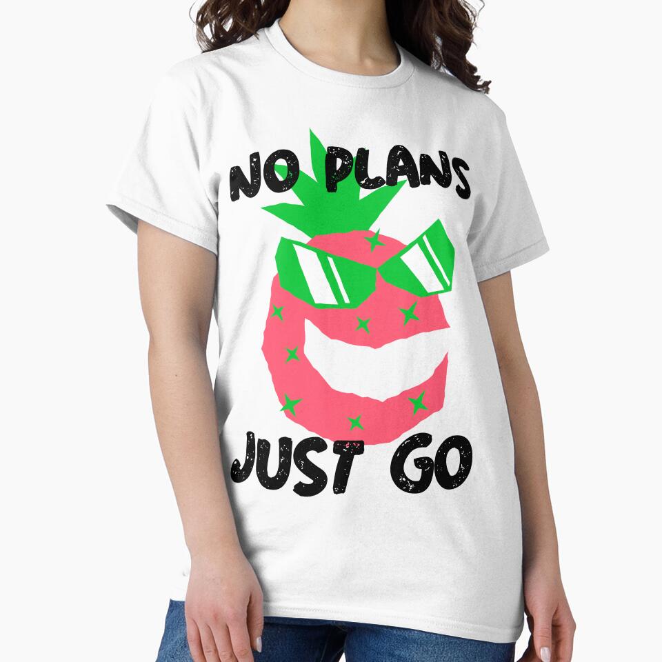 No Plans Just Go Travel Solo by OLIVETEES