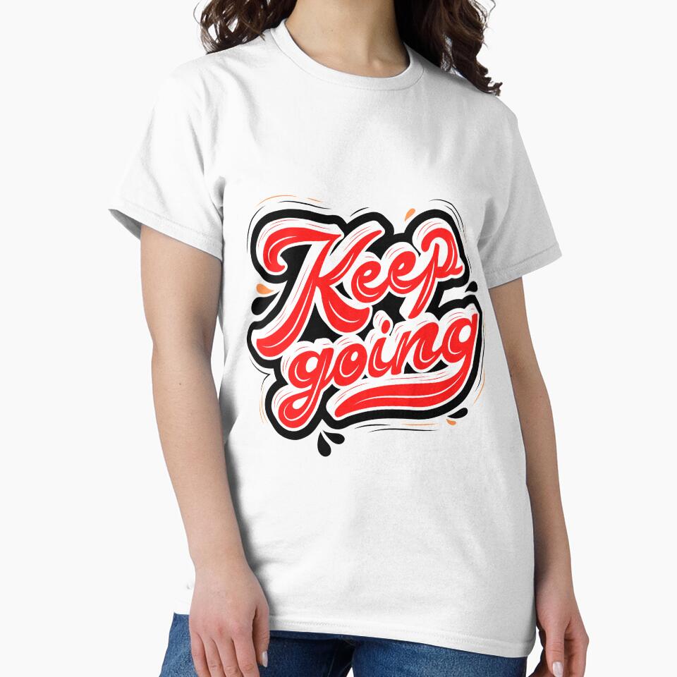 Keep going self love quote typography by Strale25kv